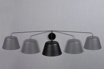 SENTO - LED adjustable wall lamp with fixed arm by Olé Lighting - view 3